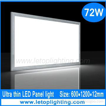 Ultra thin 72W 600*1200mm LED Panel Light high bright with CE,RoHS